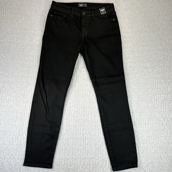 Abercrombie & Fitch Denim - Abercrombie &‎ Fitch Harper Ankle new with tags Black Dress Jeans women 2/26X26